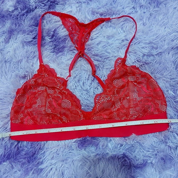 NWOT Rose + Vine Coral Lace Bralette - Picture 4 of 6